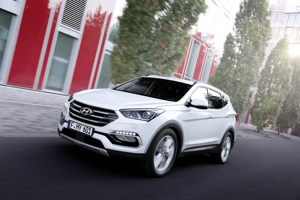 Facelifted Santa Fe For Europe