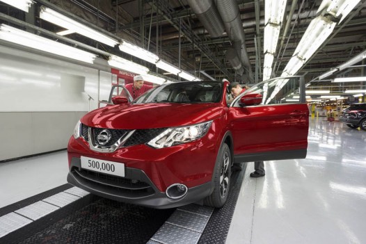 the 500,000th New Generation Nissan Qashqai 