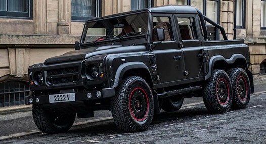 Kahn unveils six-wheeled Land Rover Defender pickup