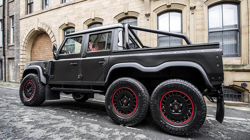 Kahn unveils six-wheeled Land Rover Defender pickup