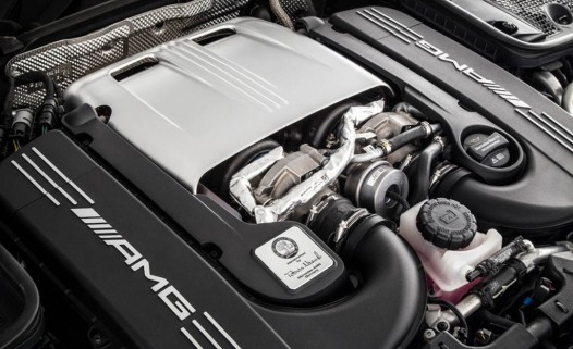2017 Mercedes-AMG C63 coupe engine