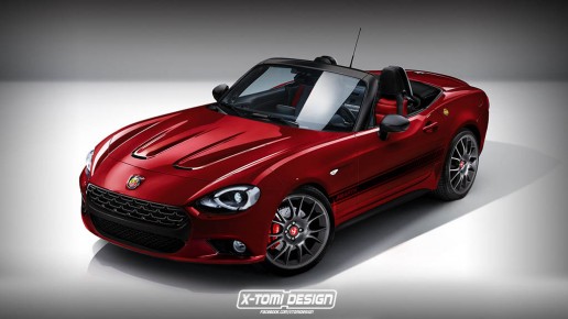 2016 Abarth Spider Artist Rendering