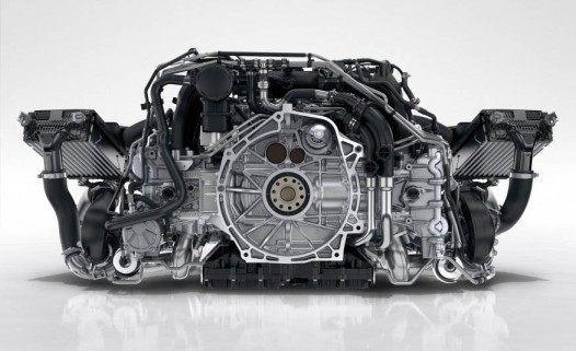 The new 911 engine went through a drop test 