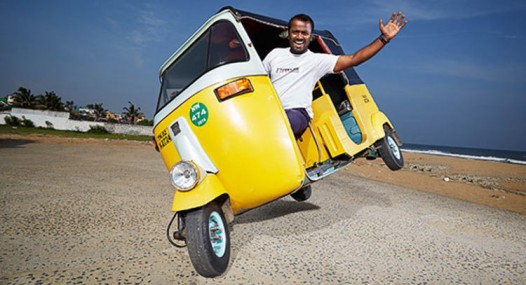 Indian Sets Guinness World Record For Two Wheel Driving In His Tuk Tuk