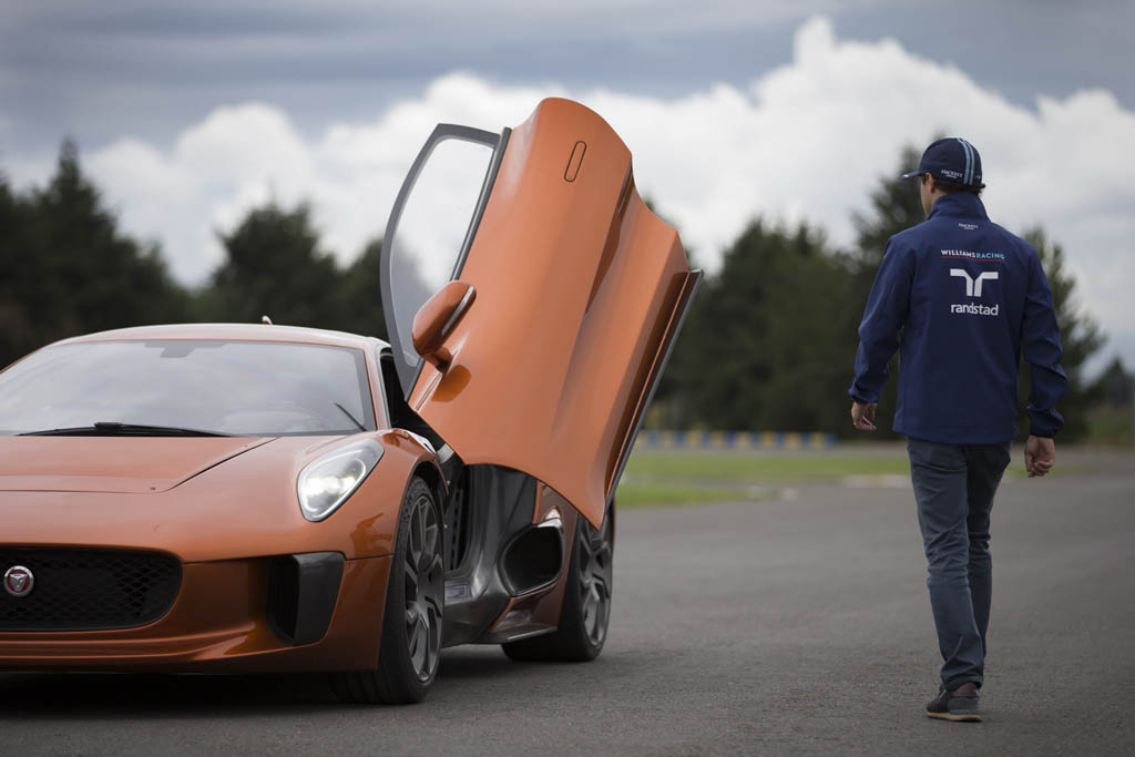 Felipe Massa Drive Jaguar C-X75