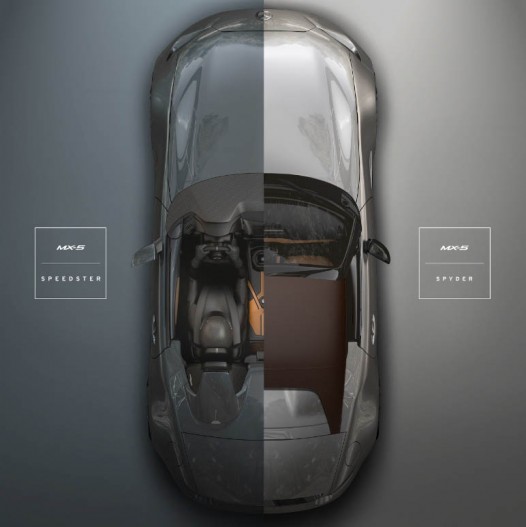 Mazda MX5 Speedster and Spyder