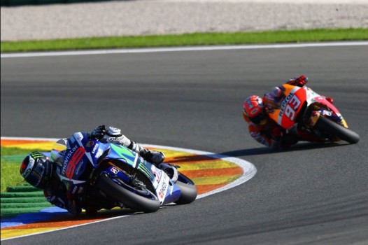 MotoGP Valencia 2015 - Lorenzo and Marquez