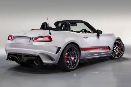 2016 Abarth Spider Artist Rendering