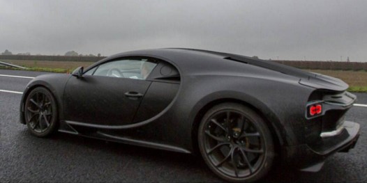 bugatti chiron spy photo