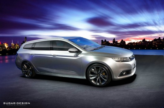 geely shooting brake concept