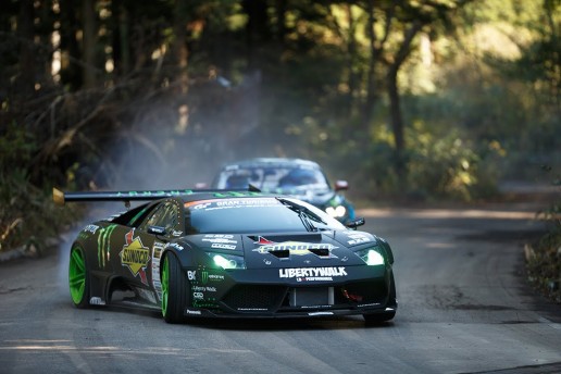 Lamborghini VS. Mustang Drift Battle