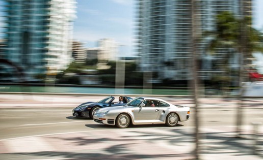 2015 Porsche 918 Spyder and 1989 Porsche 959