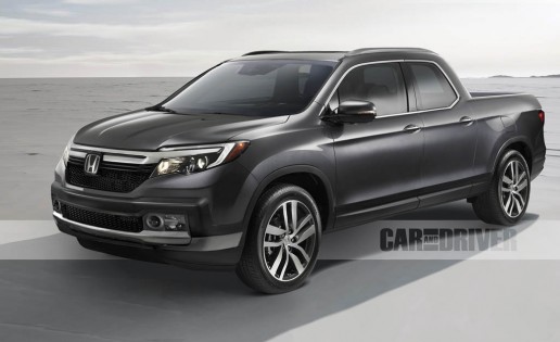 2017 Honda Ridgeline (artist's rendering)