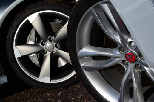 Jaguar XF vs Audi A6 wheels