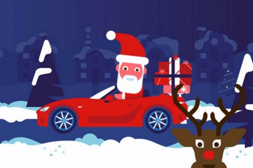 merry motoring Christmas mazda