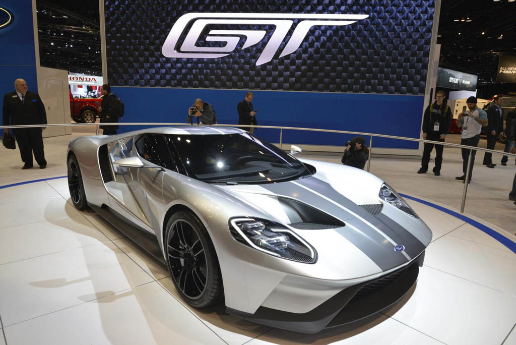Ford GT Prototype, Chicago auto show 2015 live photo