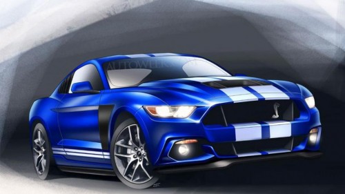 2016 Ford Mustang GT500 GT350 SVO or SVT Rendering