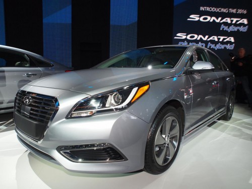 2016 Hyundai Sonata Plug-in Hybrid Electric Vehicle live at NAIAS