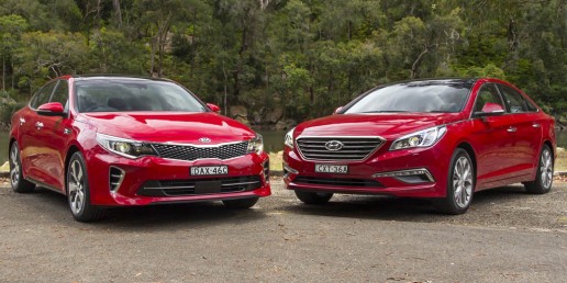 Kia Optima GT v Hyundai Sonata Premium