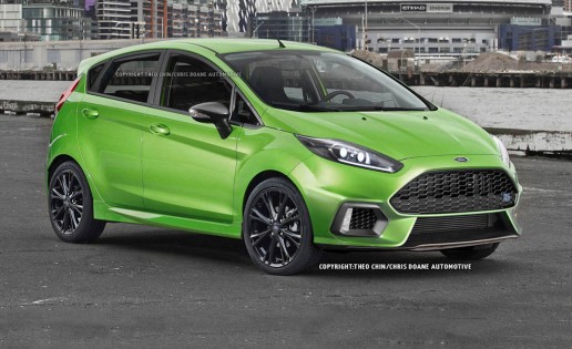 2017 Ford Fiesta RS Rendering