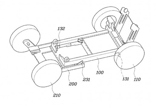 Hyundai patents a folding city car