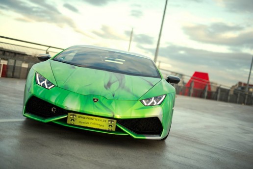 Lamborghini Huracan Wrapped by Print Tech