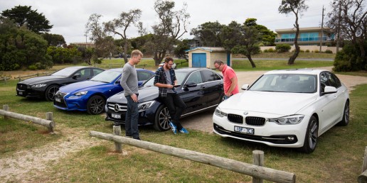 BMW 330i v Jaguar XE 25t R-Sport v Lexus IS200t F Sport v Mercedes-Benz C250 