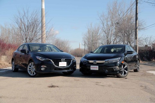 2016 Mazda3 vs Honda Civic