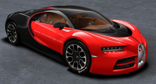 Bugatti Chiron rendering