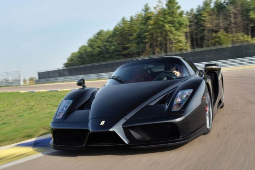 Rebuilt Black Ferrari Enzo