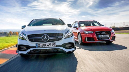 Mercedes AMG A45 vs. Audi RS3