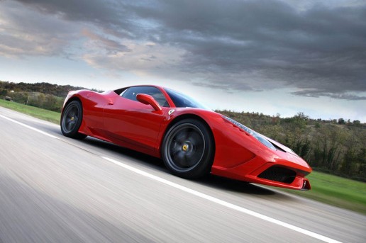 2014-Ferrari-458-Speciale-front-wheels-in-motion