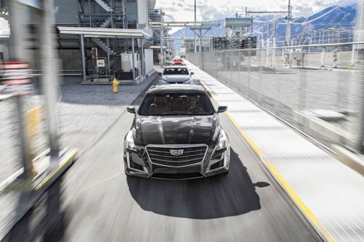 2016-Audi-S6-Cadillac-CTS-V-Sport-Lexus-GS-F-front-end-in-motion-02