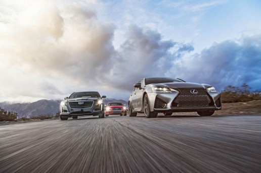 Comparison: Audi S6 4.0T Quattro vs Cadillac CTS V-Sport vs Lexus GS F