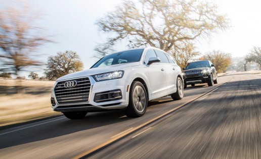 2017 Audi Q7 3.0T and 2015 Land Rover Range Rover Sport HSE