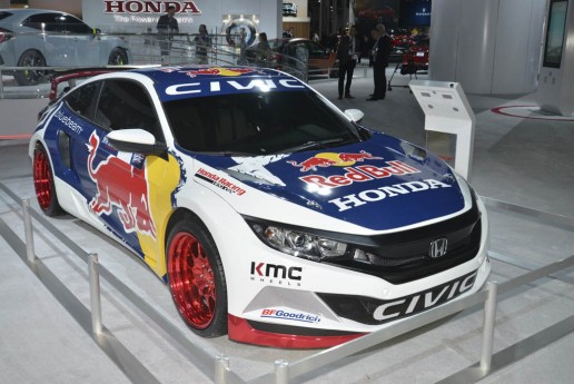 Civic Coupe Red Bull Global Rallcross racecar