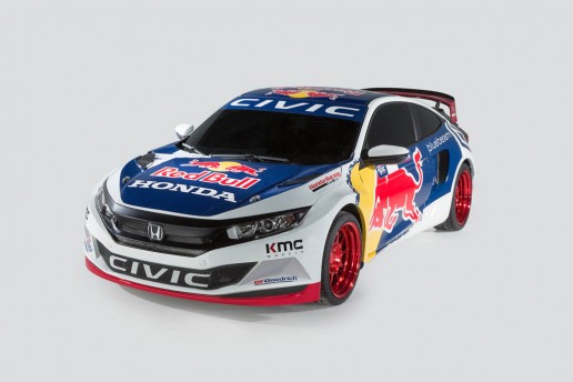 Civic Coupe Red Bull Global Rallcross racecar