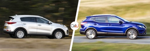 Kia Sportage vs Nissan Qashqai 03