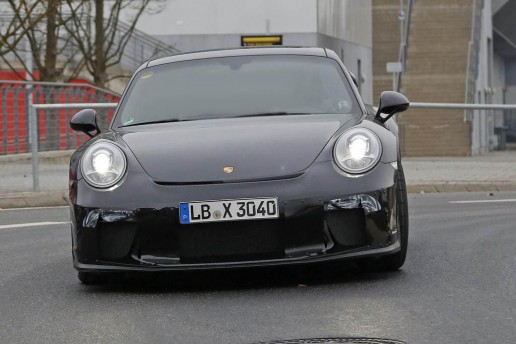 Porsche 911 GT3 facelift Spyphoto