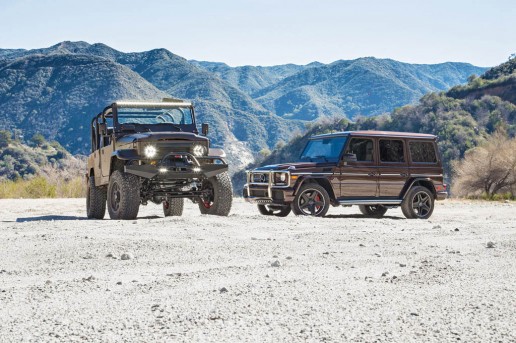  Icon FJ44 1973 vs. 2016 Mercedes-AMG G65