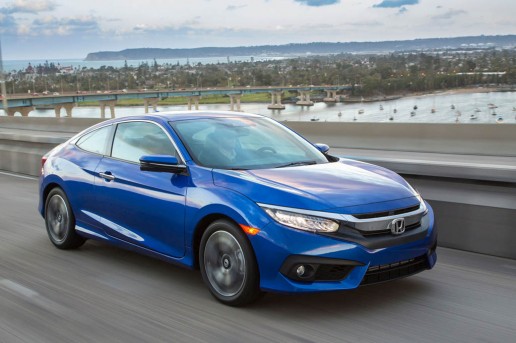 2016-Honda-Civic-Touring-Coupe-front-three-quarter-in-motion-04