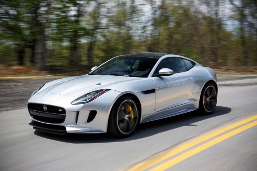 2016-Jaguar-F-Type-AWD-R-Coupe-front-three-quarter-in-motion
