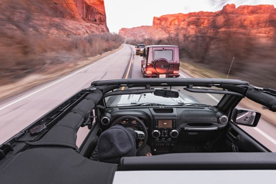 Jeep Wrangler Unlimited Rubicon vs. Mercedes-Benz G550 vs. Toyota Land Cruiser