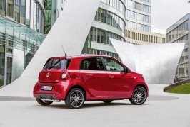smart BRABUS forfour Xclusive, 2016, red