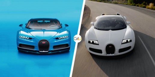 Bugatti Chiron vs Veyron