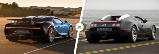 Bugatti Chiron vs Veyron