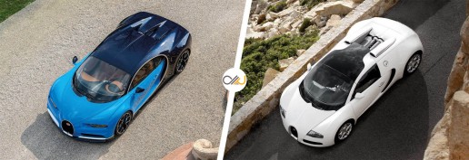 Bugatti Chiron vs Veyron