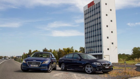 2014-HYUNDAIandBMW-528i-vs-genesis-comparison-67