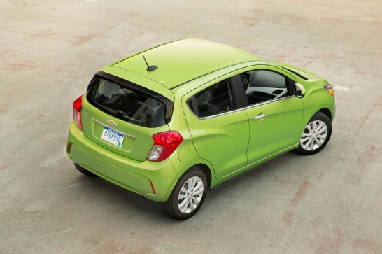 2016-Chevrolet-Spark-LT-rear-three-quarter