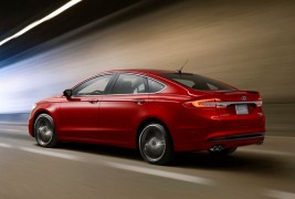 2017-Ford-Fusion-Sport-rear-three-quarters-in-motion